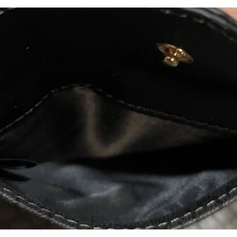 GUESS Slim Card Case Clip Wallet Black Gray New Snaps Logo